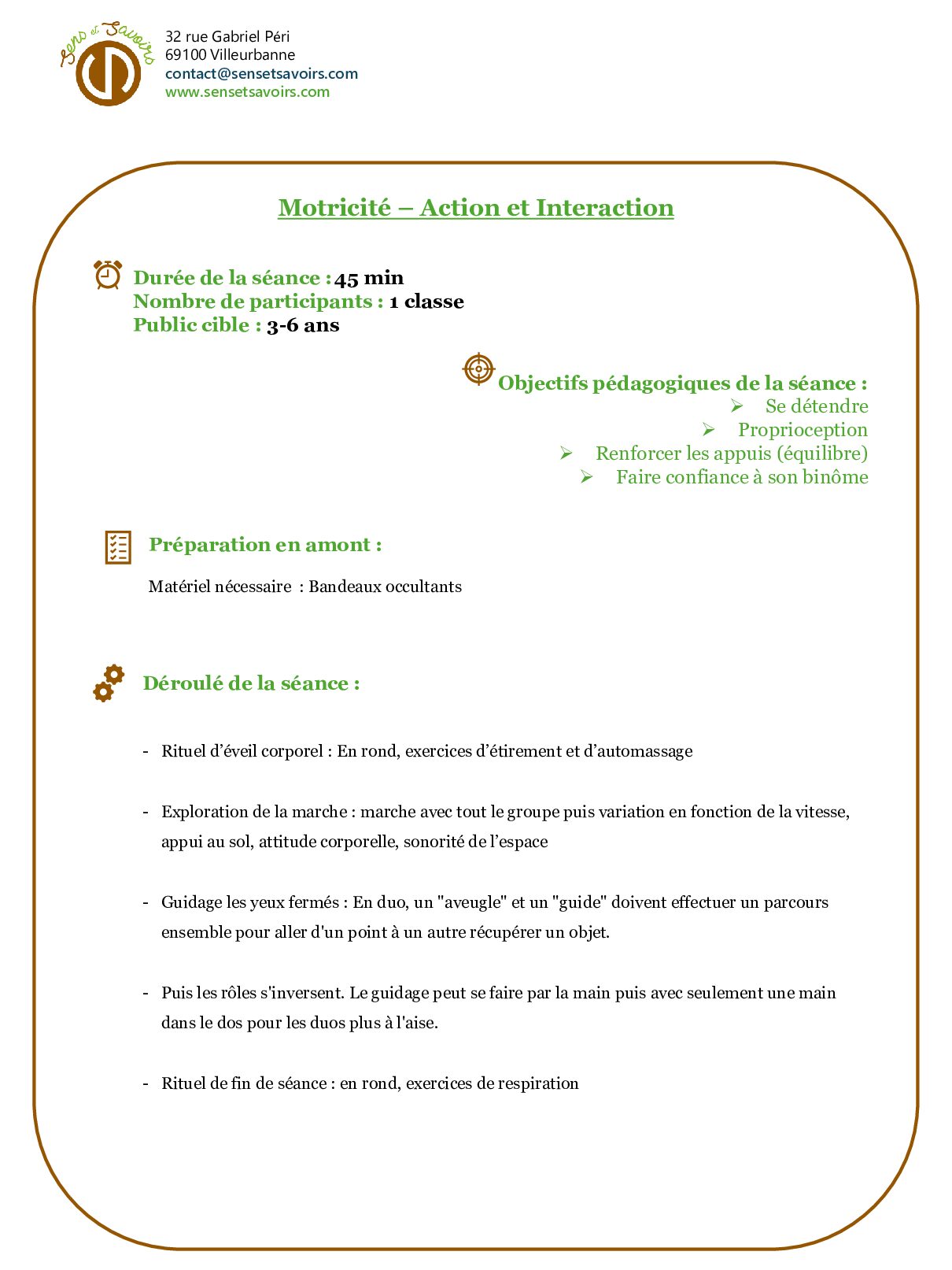 Motricite Action et Interaction pdf