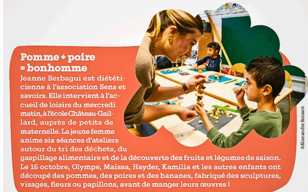 Des fruits, de l’art et du goût à l’école !