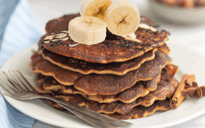 Recette pancakes cacao-banane